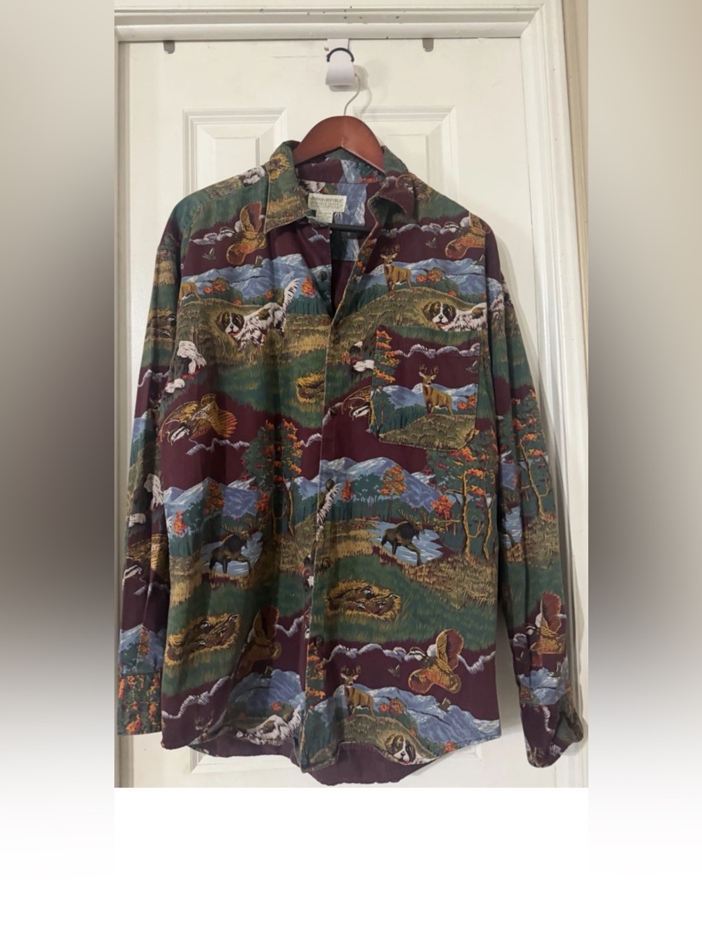 Men’s vintage Banana Republic hunting shirt